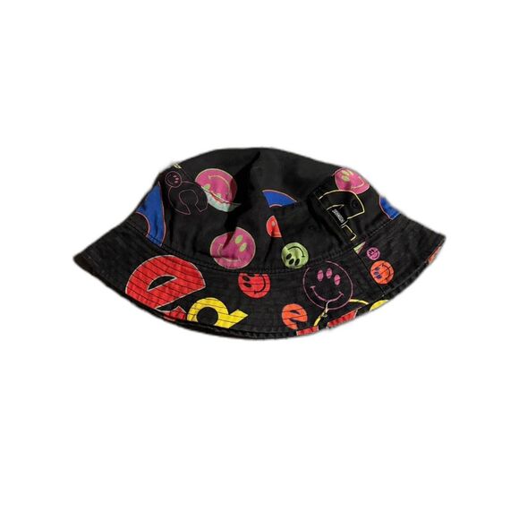 EDC Smiley Face All Over Bucket Hat - Picture 1 of 1